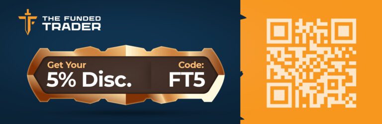 The Funded Trader Discount Banner copy