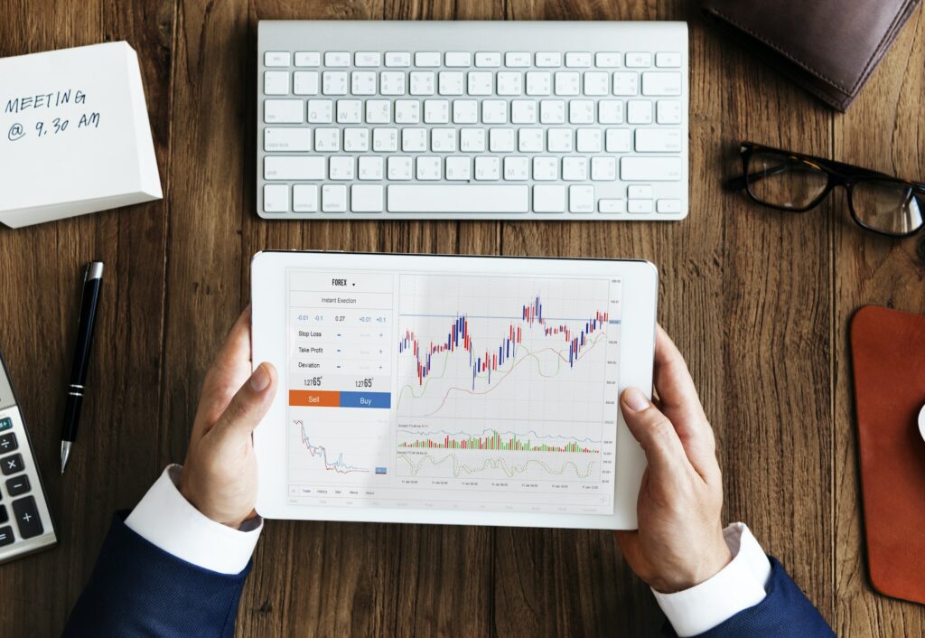 Forex Trade Graph Chart Concept to see Is Forex Trading Profitable?