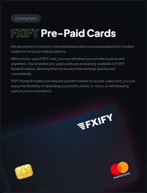 FXIFY Prepaid cards