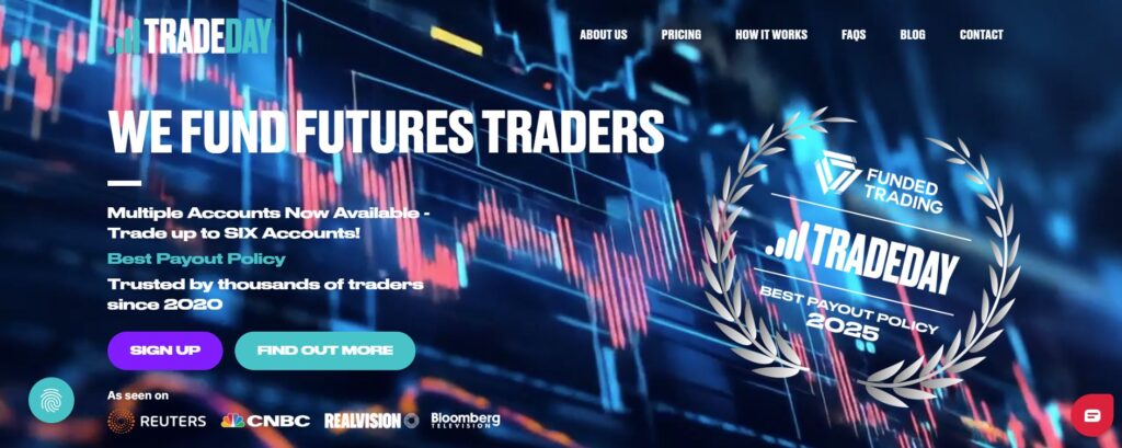 TradeDay homepage