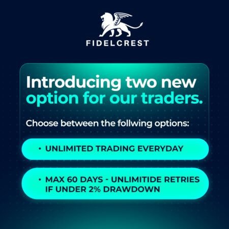 Fidelcrest Introduces New Add-Ons: Unlimited Trading Days and Drawdown Safety Net