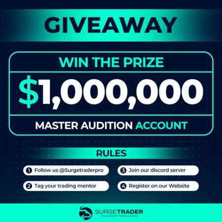 Participate in SurgeTrader’s $1 Million Master Audition Giveaway!