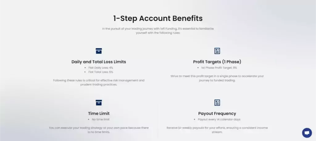 1of1 funding 1 step account benefit 1
