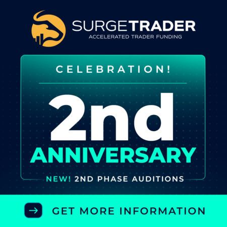 SurgeTrader Marks 2nd Anniversary with Exciting Launch of New 2 Phase Audition: A Game-Changer in Trading Flexibility and Rewards!