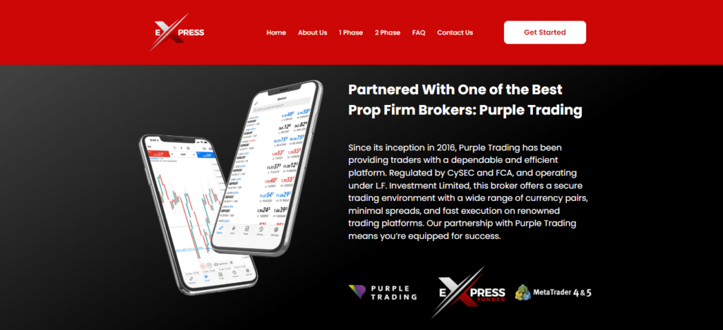 express funded purple trading