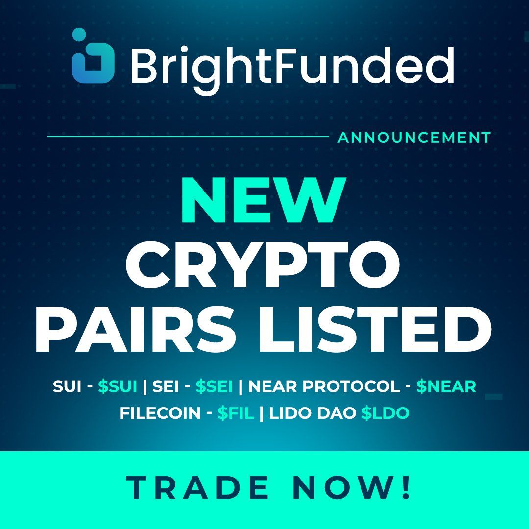 New Cryptocurrency Pairs on BrightFunded