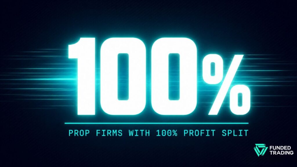 prop firms with 100% profit split