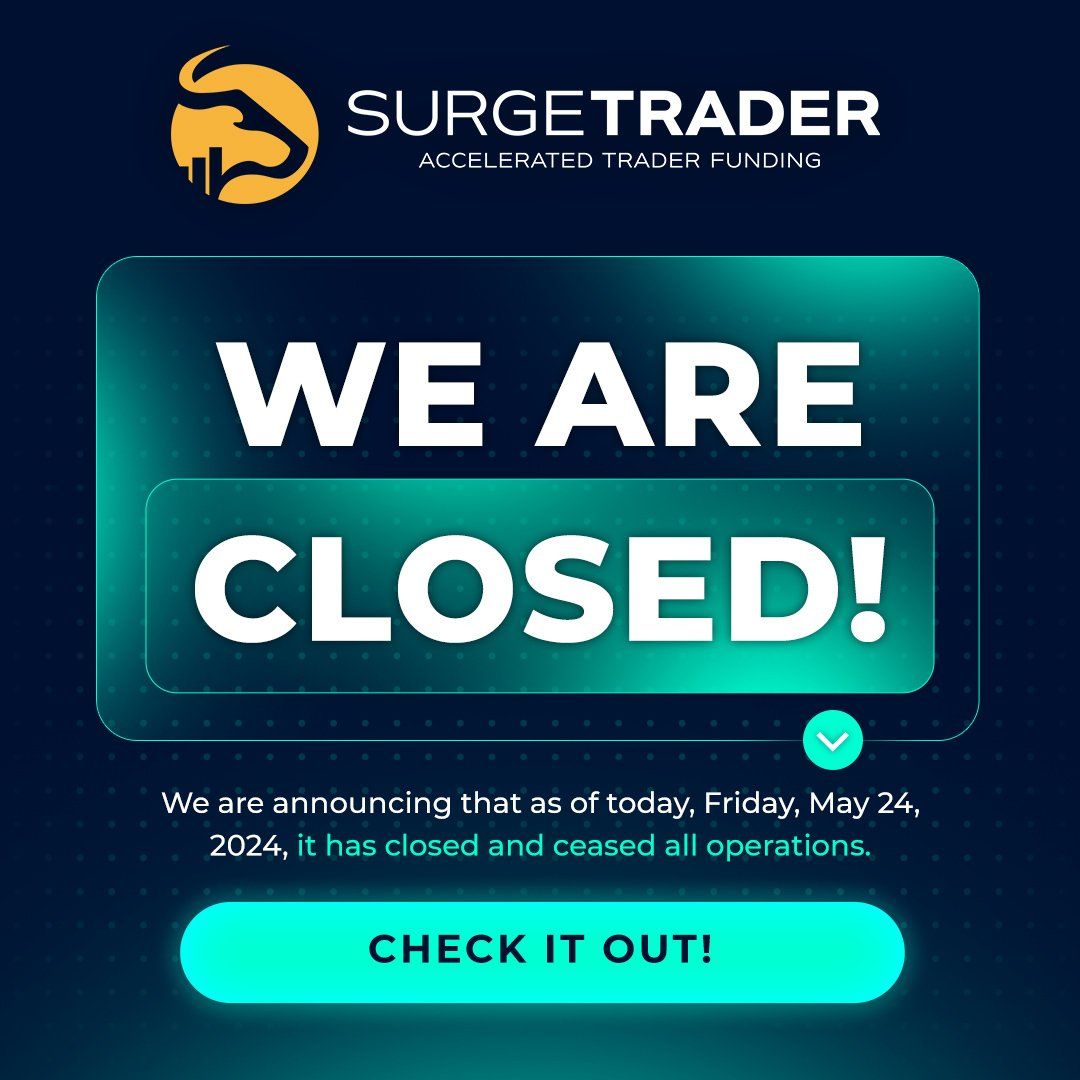 surgetrader closes