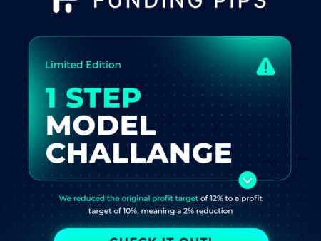 Funding Pips Offers Limited Edition 1-Step Evaluation Model