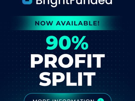 BrightFunded Offers 90% Profit Split from Day One
