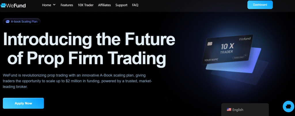 weFund A-Book Prop Firms