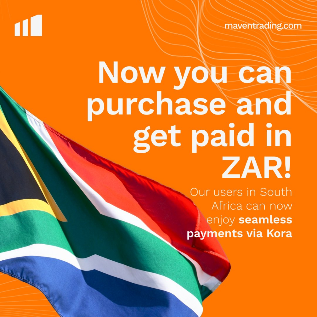 Maven Trading ZAR Payments Now Available for South African Traders