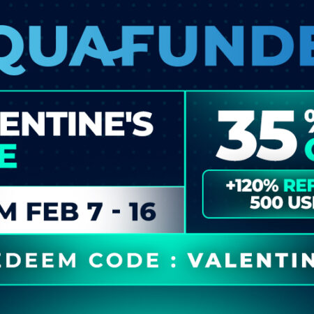 AquaFunded Launches 35% Off Valentine’s Sale