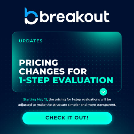 Breakout Announces Pricing Changes for 1-Step Evaluation and New Dashboard Features