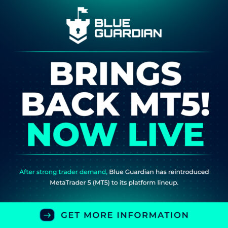 Blue Guardian Brings Back MT5 — Now Fully Licensed and Live