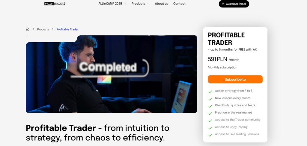 ALLinTraders profitable trader