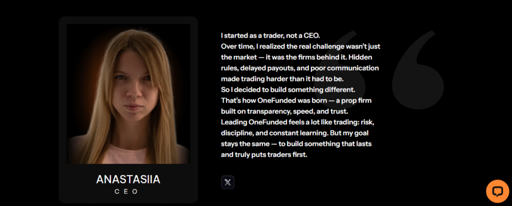 onefunded CEO